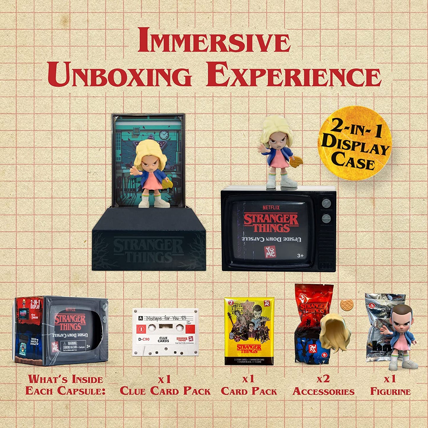 Stranger Things Upside Down Capsules 4-Pack Combo (Ship Only To U.S.)