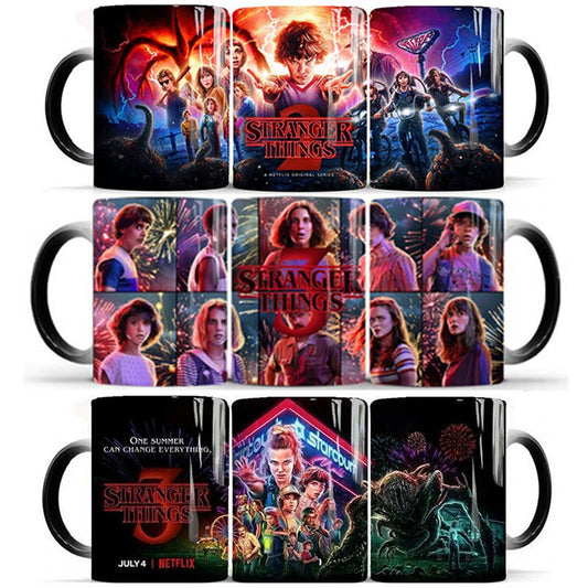 New Stranger Things Magic Color Changing Coffee Mug - Stranger Things Funko Pops