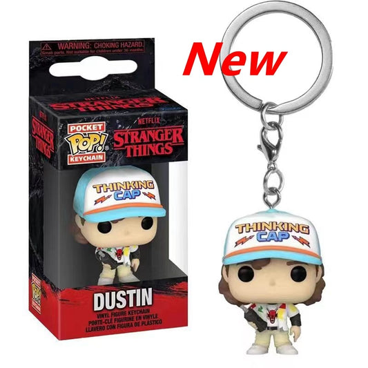 Funko Stranger Things DUSTIN THINKING CAP Season 4 Pocket Keychain - Stranger Things Funko Pops