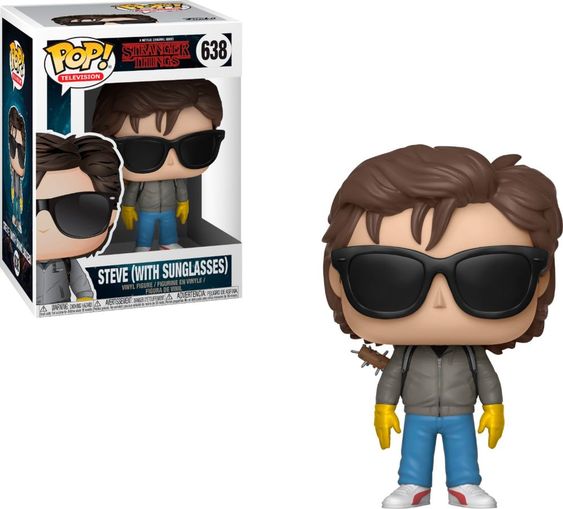 FUNKO POP STRANGER THINGS #638 STEVE (WITH SUNGLASSES)