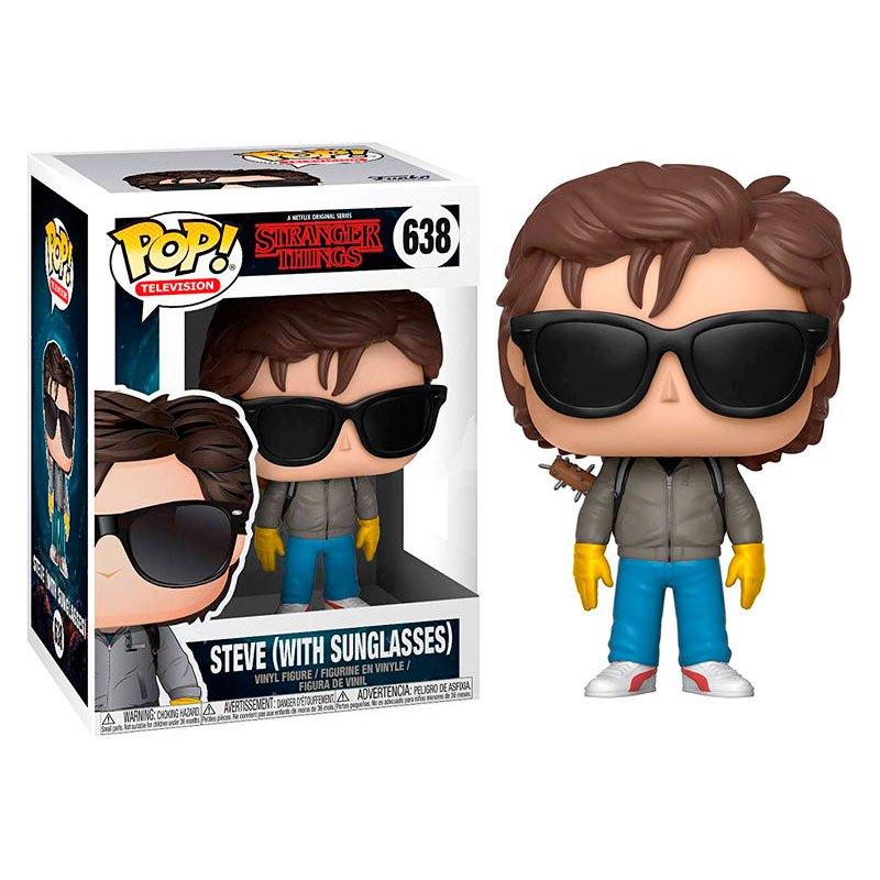 FUNKO POP STRANGER THINGS #638 STEVE (WITH SUNGLASSES)