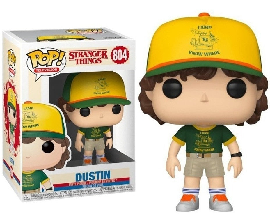 FUNKO POP STRANGER THINGS #804 DUSTIN GREEN T-SHIRT - Stranger Things Funko Pops