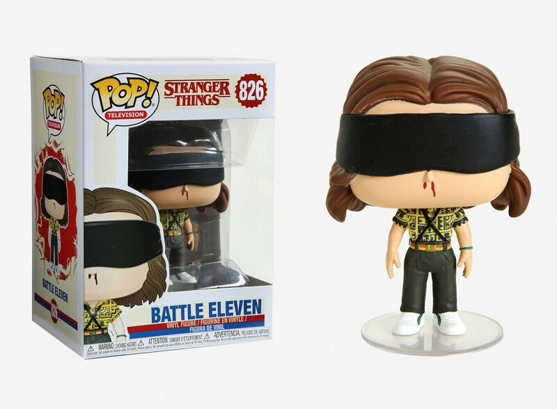 FUNKO POP STRANGER THINGS #826 BATTLE ELEVEN - Stranger Things Funko Pops