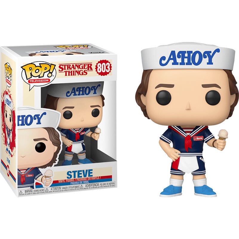 FUNKO POP STRANGER THINGS #803 STEVE AHOY - Stranger Things Funko Pops