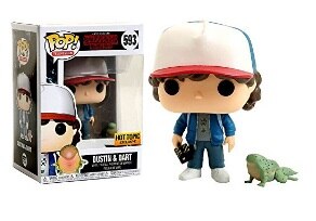 FUNKO POP STRANGER THINGS #593 DUSTIN AND DART - Stranger Things Funko Pops