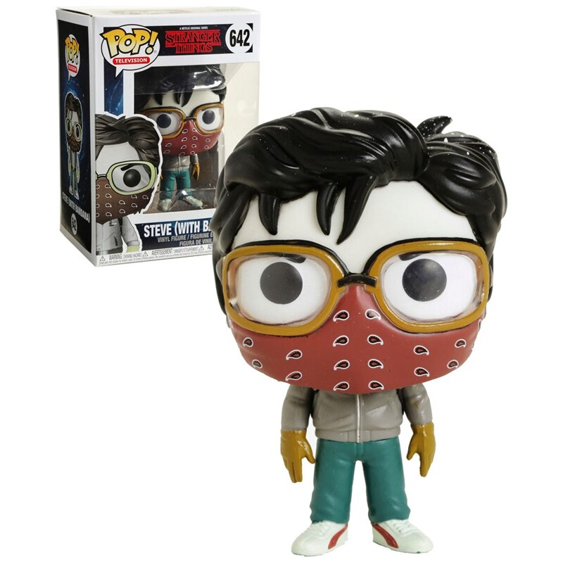 FUNKO POP STRANGER THINGS #642 STEVE WITH BANDANA - Stranger Things Funko Pops
