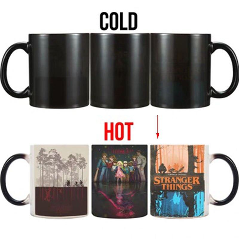 New Stranger Things Magic Color Changing Coffee Mug - Stranger Things Funko Pops