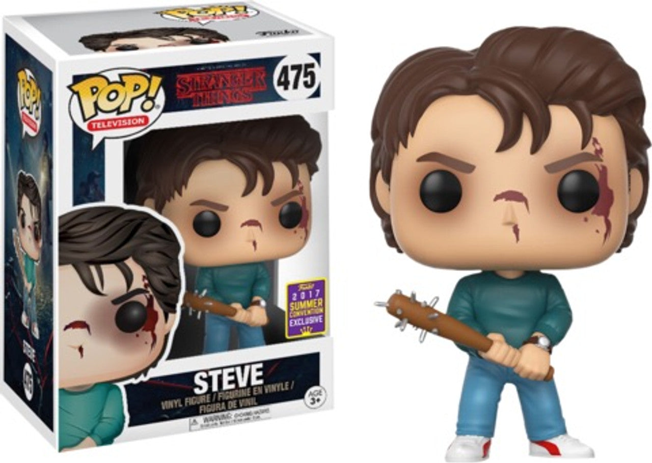 FUNKO POP STRANGER THINGS #475 STEVE WITH A BASEBALL BAT - Stranger Things Funko Pops